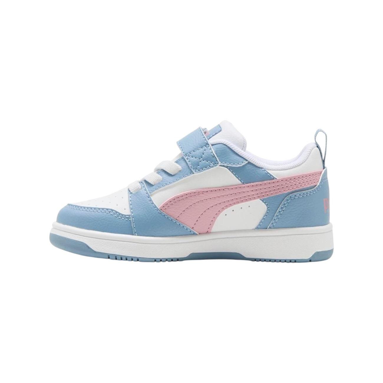 Puma 397419 Puma Rebound V6 Lo AC+ PS Spor Ayakkabı Beyaz-Mavi - 2