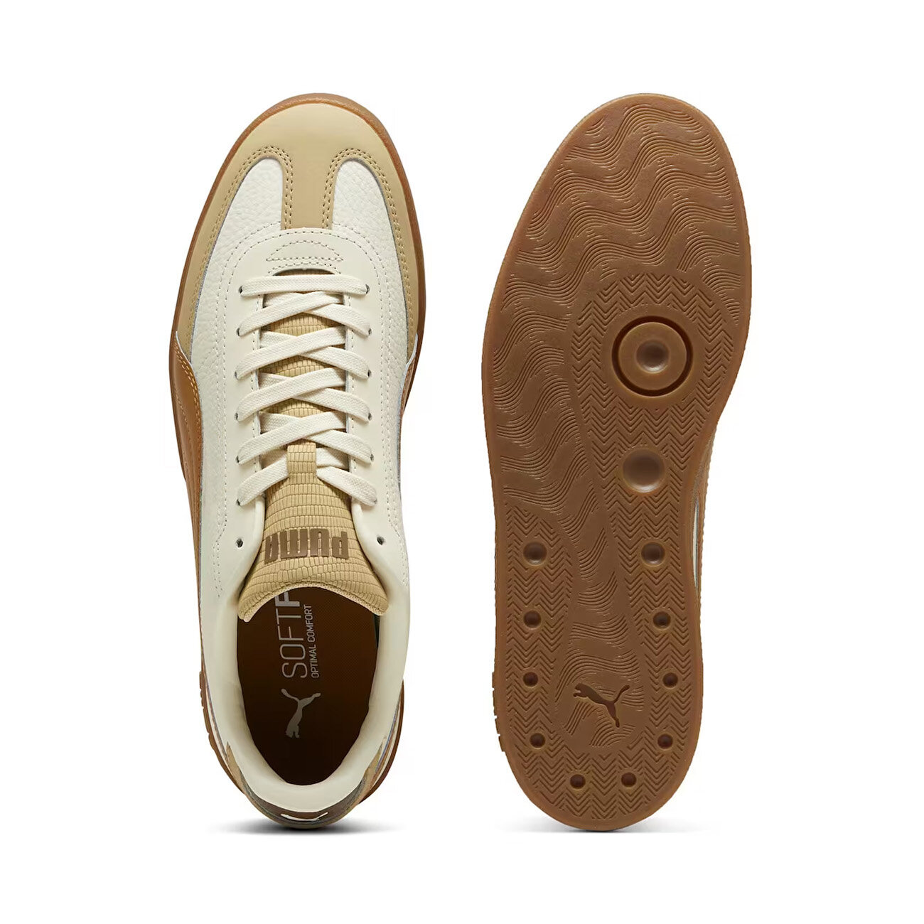 Puma 397448 Club II Era Lthr Spor Ayakkabı Bej - 5