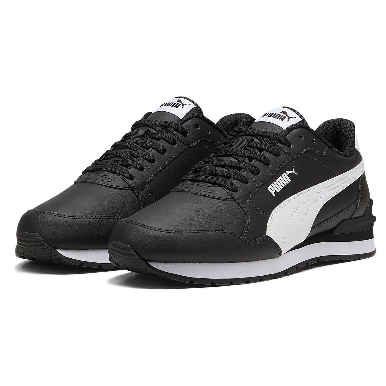 Puma 399068 ST Runner v4 L Spor Ayakkabı Siyah-Beyaz - 3