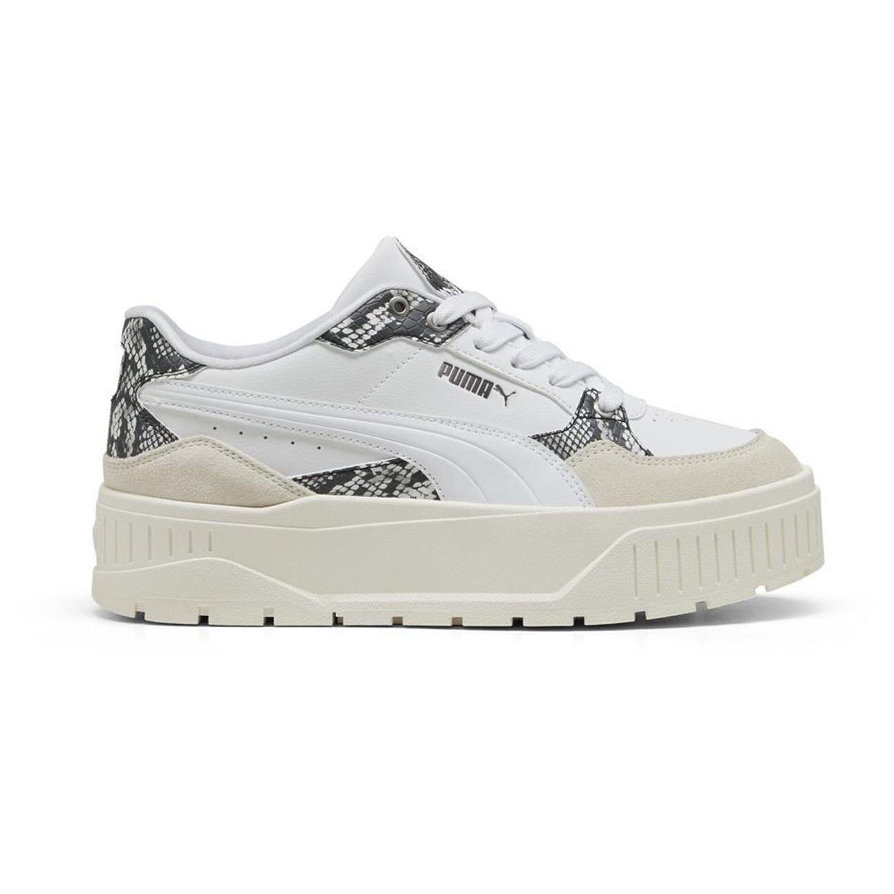 Puma 400395 Karmen II Idol Snake Chic Spor Ayakkabı Beyaz - 1