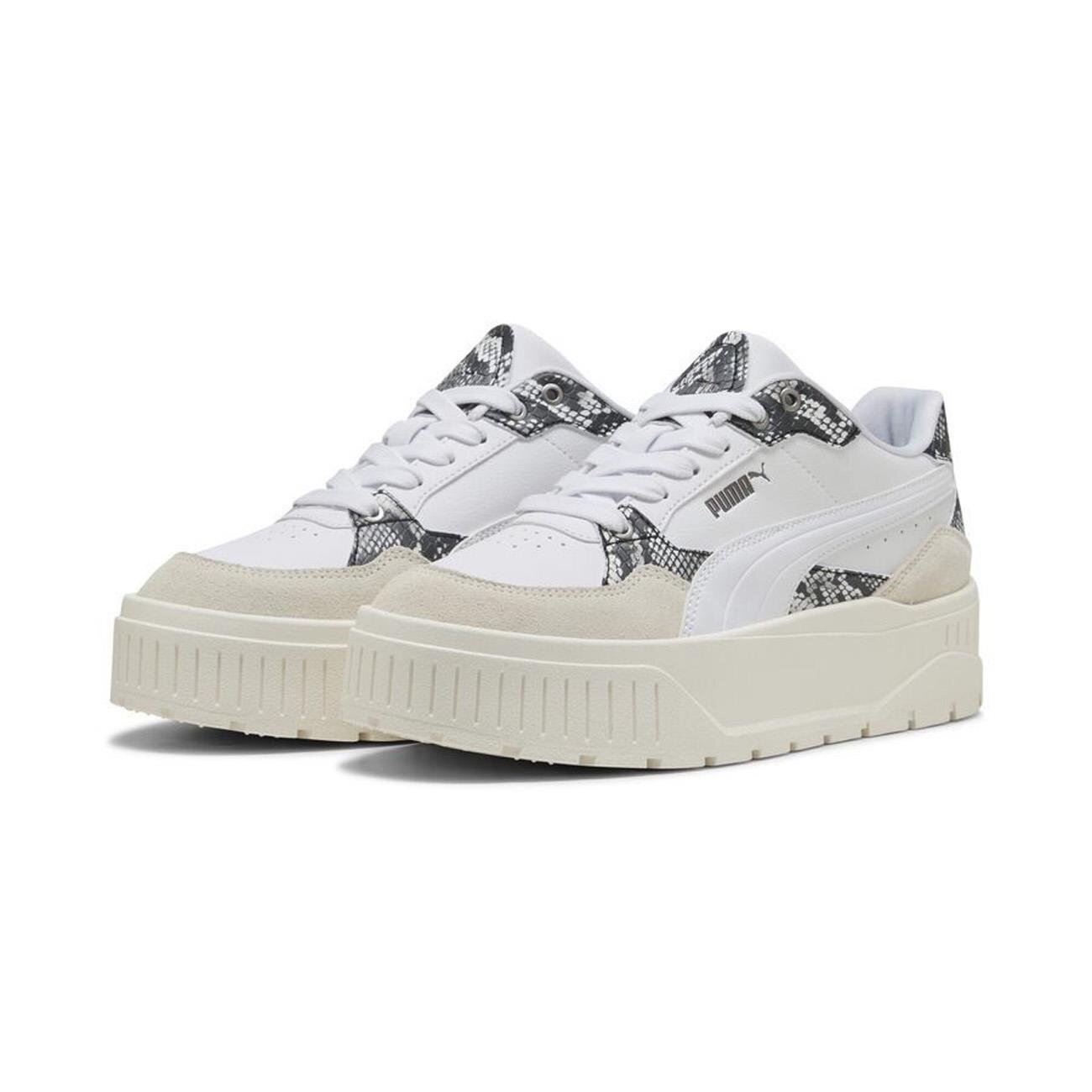 Puma 400395 Karmen II Idol Snake Chic Spor Ayakkabı Beyaz - 2