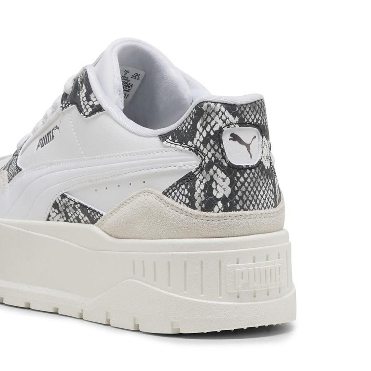 Puma 400395 Karmen II Idol Snake Chic Spor Ayakkabı Beyaz - 4