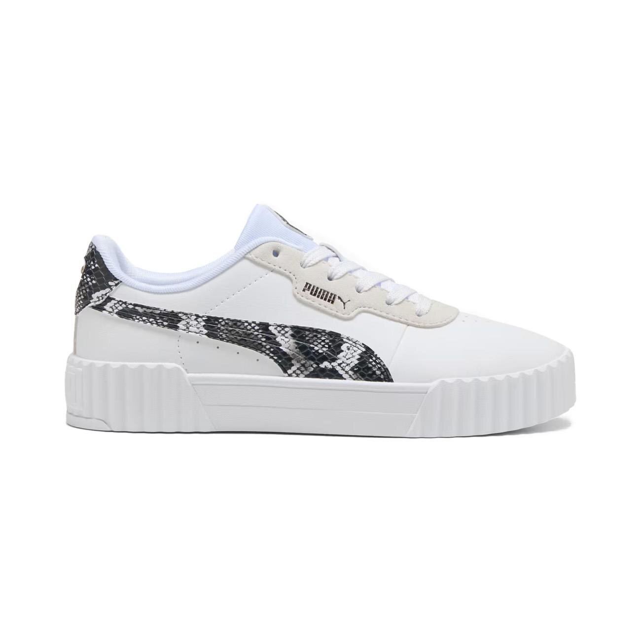Puma 400723 Carina 3.0 Snake Chic Spor Ayakkabı Beyaz - 1