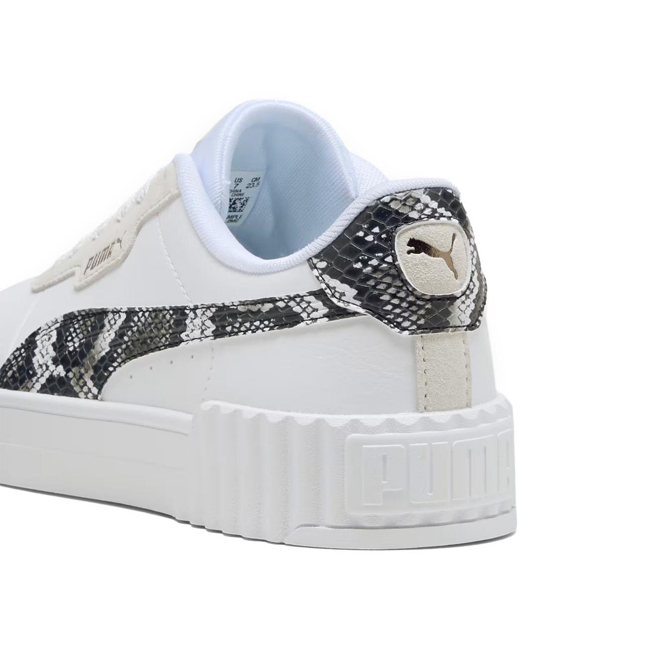 Puma 400723 Carina 3.0 Snake Chic Spor Ayakkabı Beyaz - 4