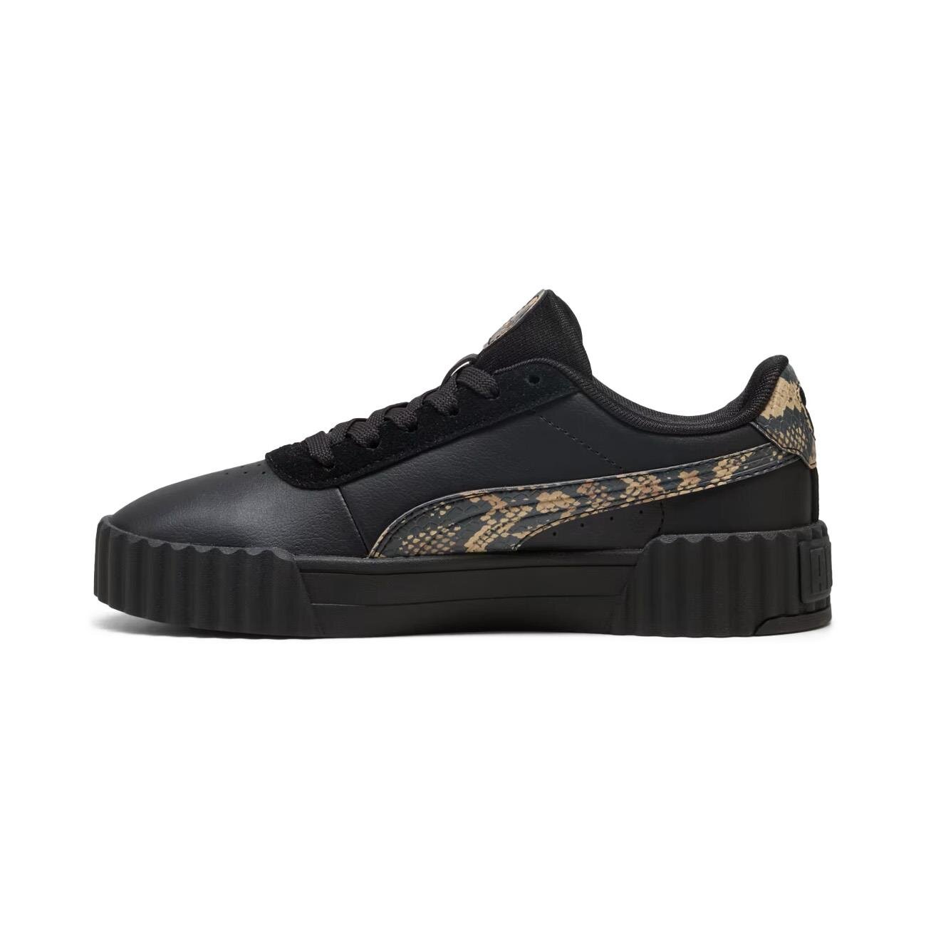 Puma 400723 Carina 3.0 Snake Chic Spor Ayakkabı Siyah - 2