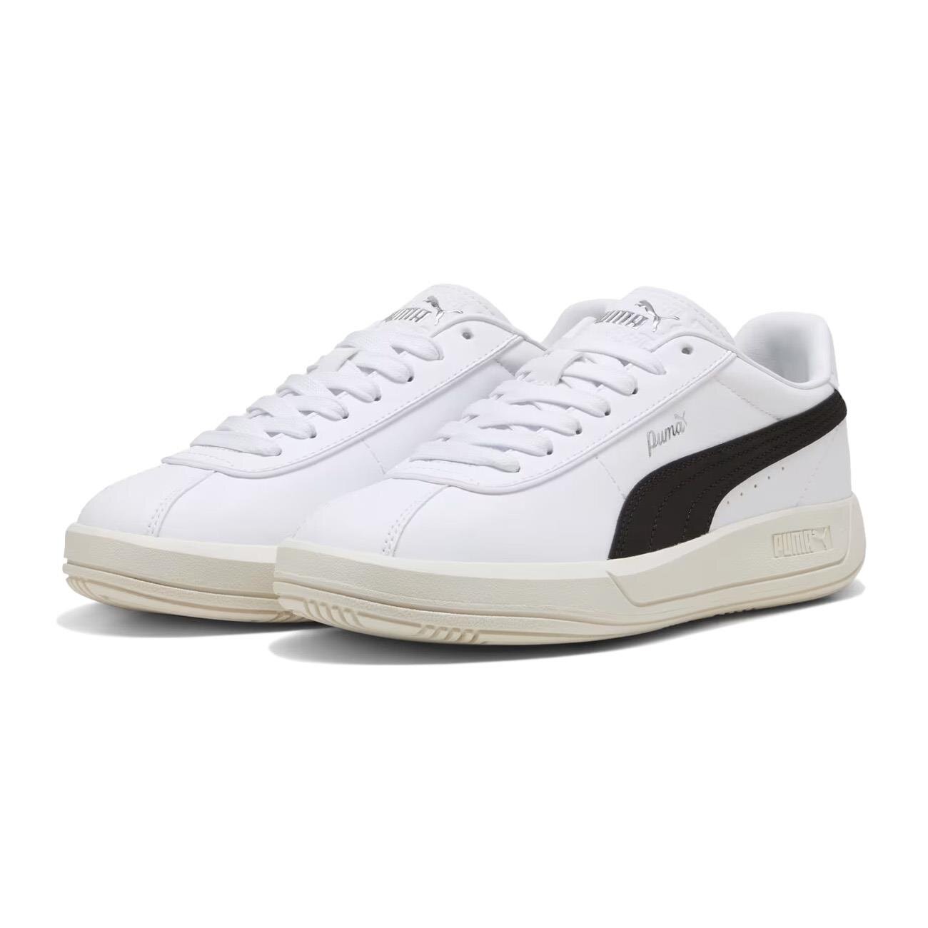 Puma 401642 Club Klassika SL Spor Ayakkabı Beyaz-Siyah - 2