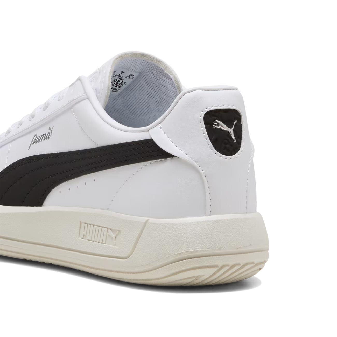 Puma 401642 Club Klassika SL Spor Ayakkabı Beyaz-Siyah - 4