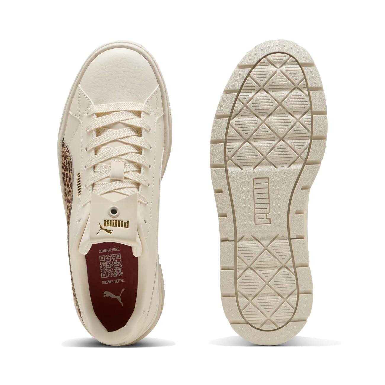 Puma 402645 Karmen II Animal Flair Spor Ayakkabı Krem - 4