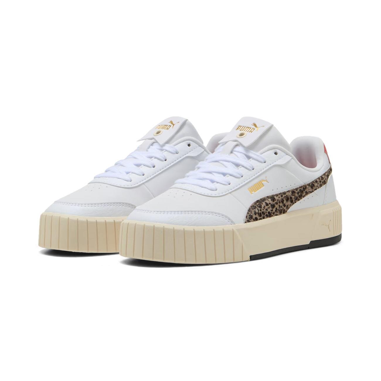 Puma 403515 Carina Mia Animal Flair Spor Ayakkabı Beyaz - 3