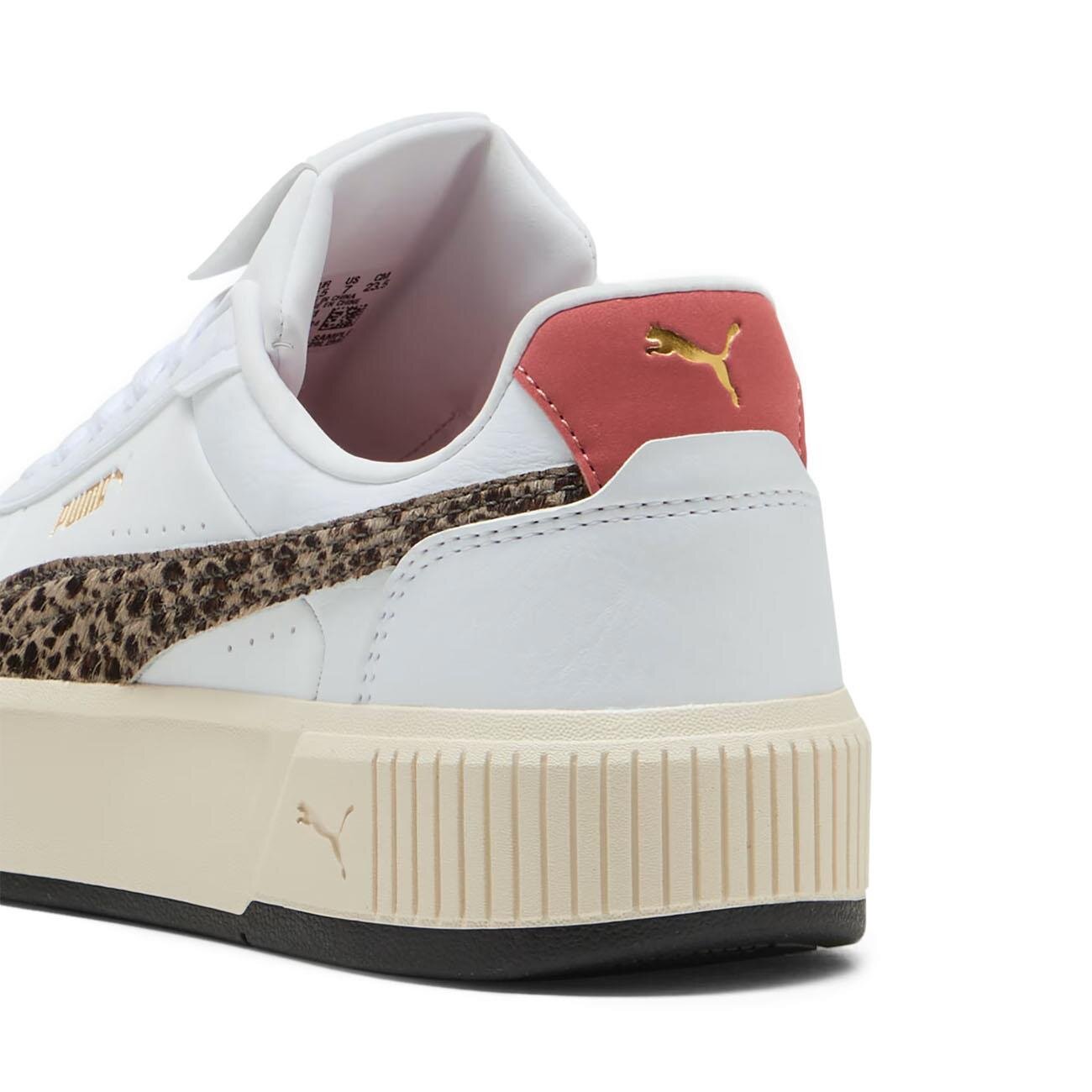 Puma 403515 Carina Mia Animal Flair Spor Ayakkabı Beyaz - 4