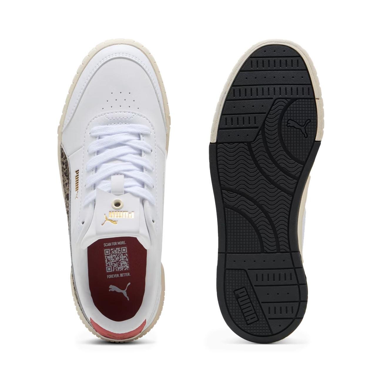 Puma 403515 Carina Mia Animal Flair Spor Ayakkabı Beyaz - 5