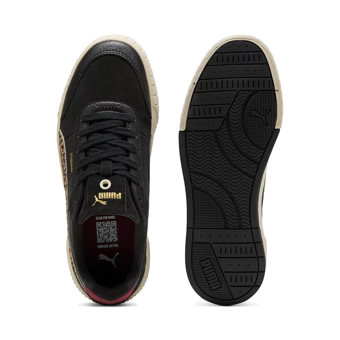 Puma 403515 Carina Mia Animal Flair Spor Ayakkabı Siyah - 4