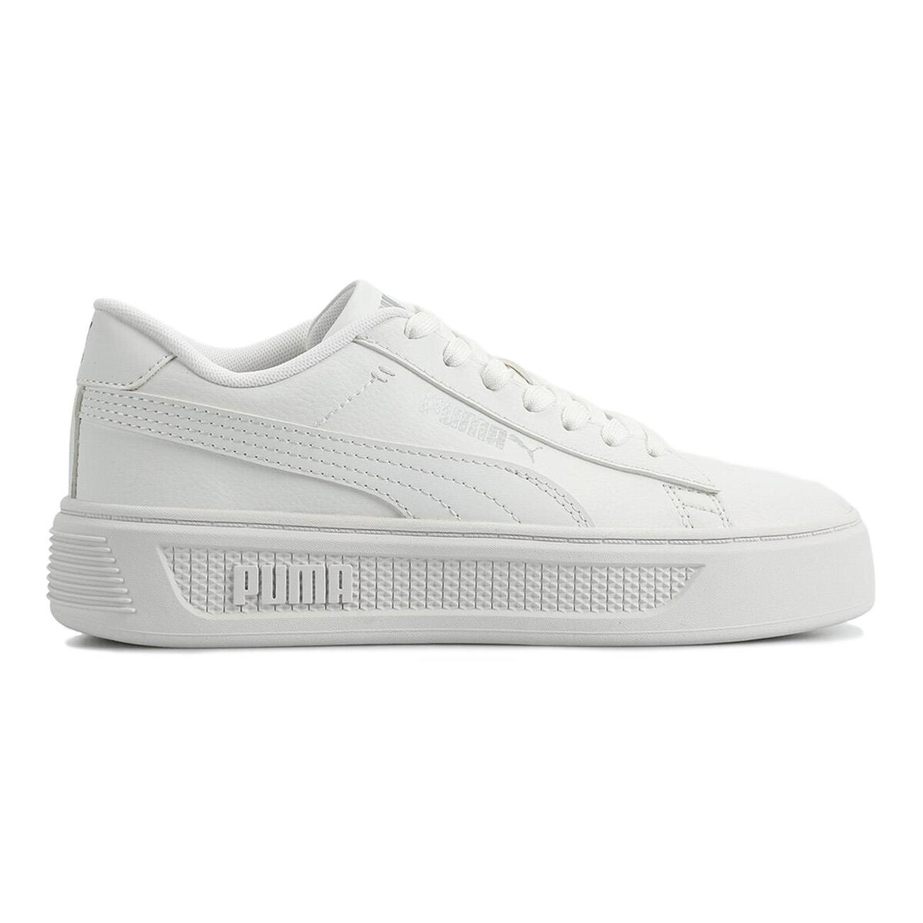 Puma 406175 Smash Platform V3 TDP Spor Ayakkabı Beyaz - 1