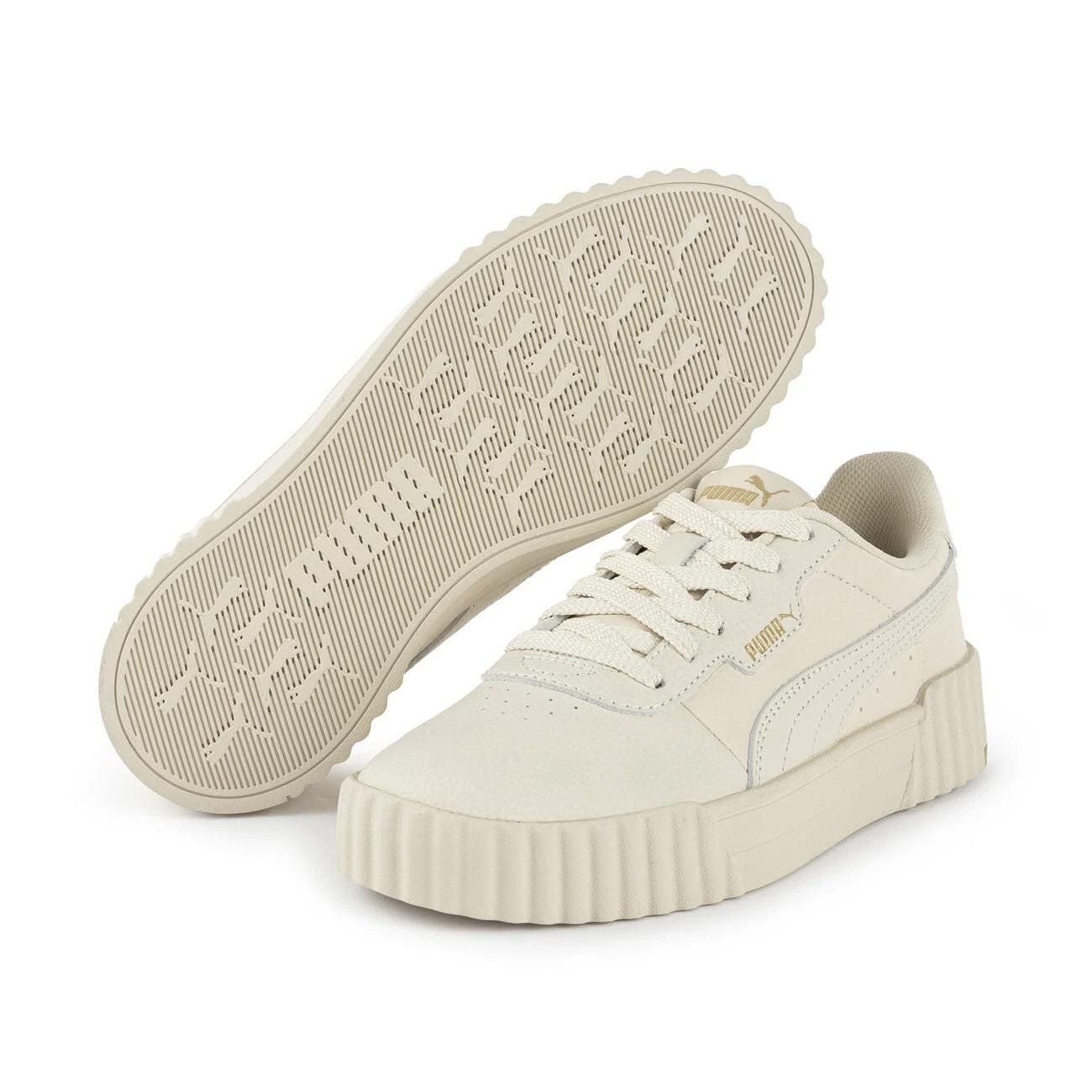 Puma 406176 Carina 3.0 TDP Spor Ayakkabı Krem - 4