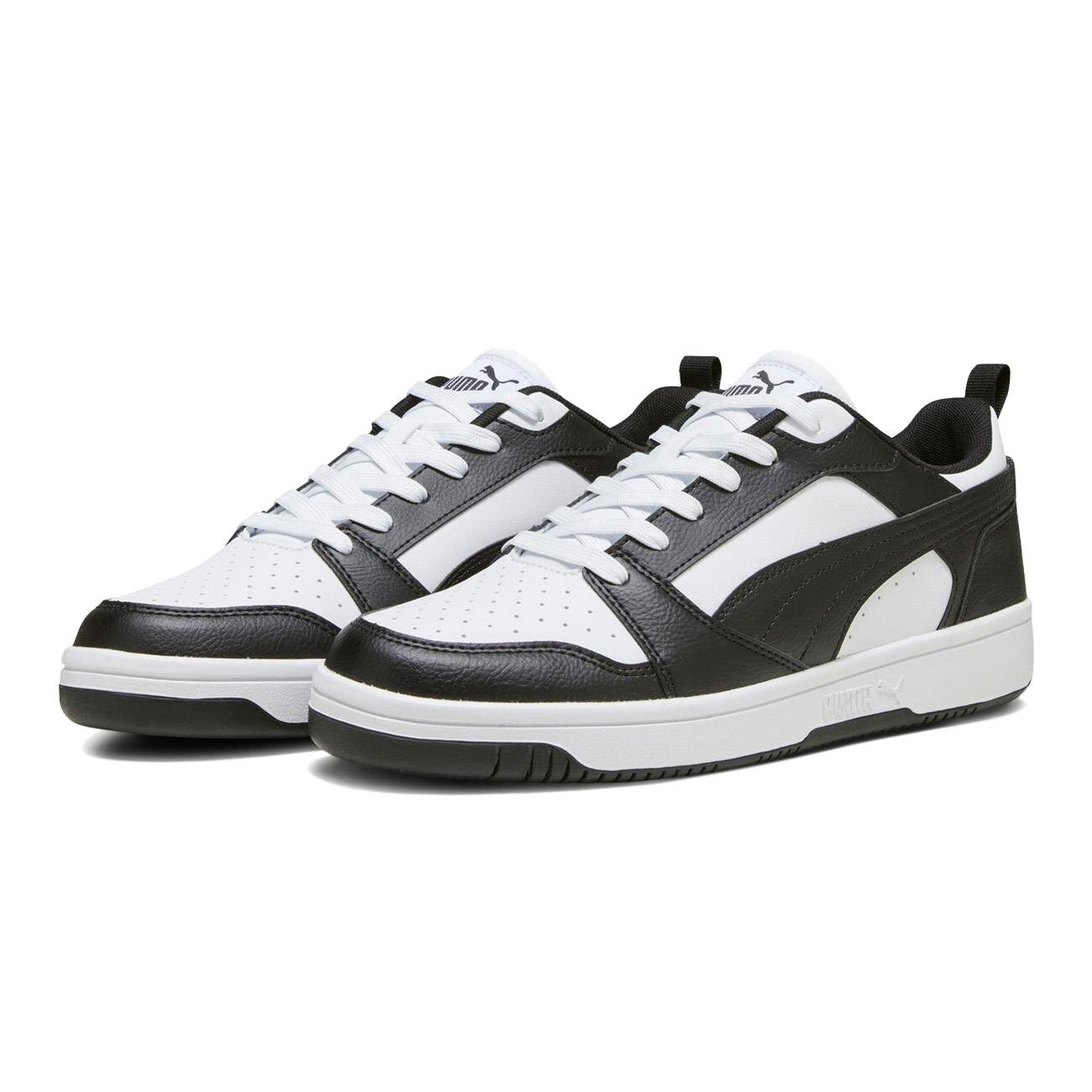 Puma 406388 Rebound V6 Low Tdp Spor Ayakkabı Beyaz-Siyah - 3
