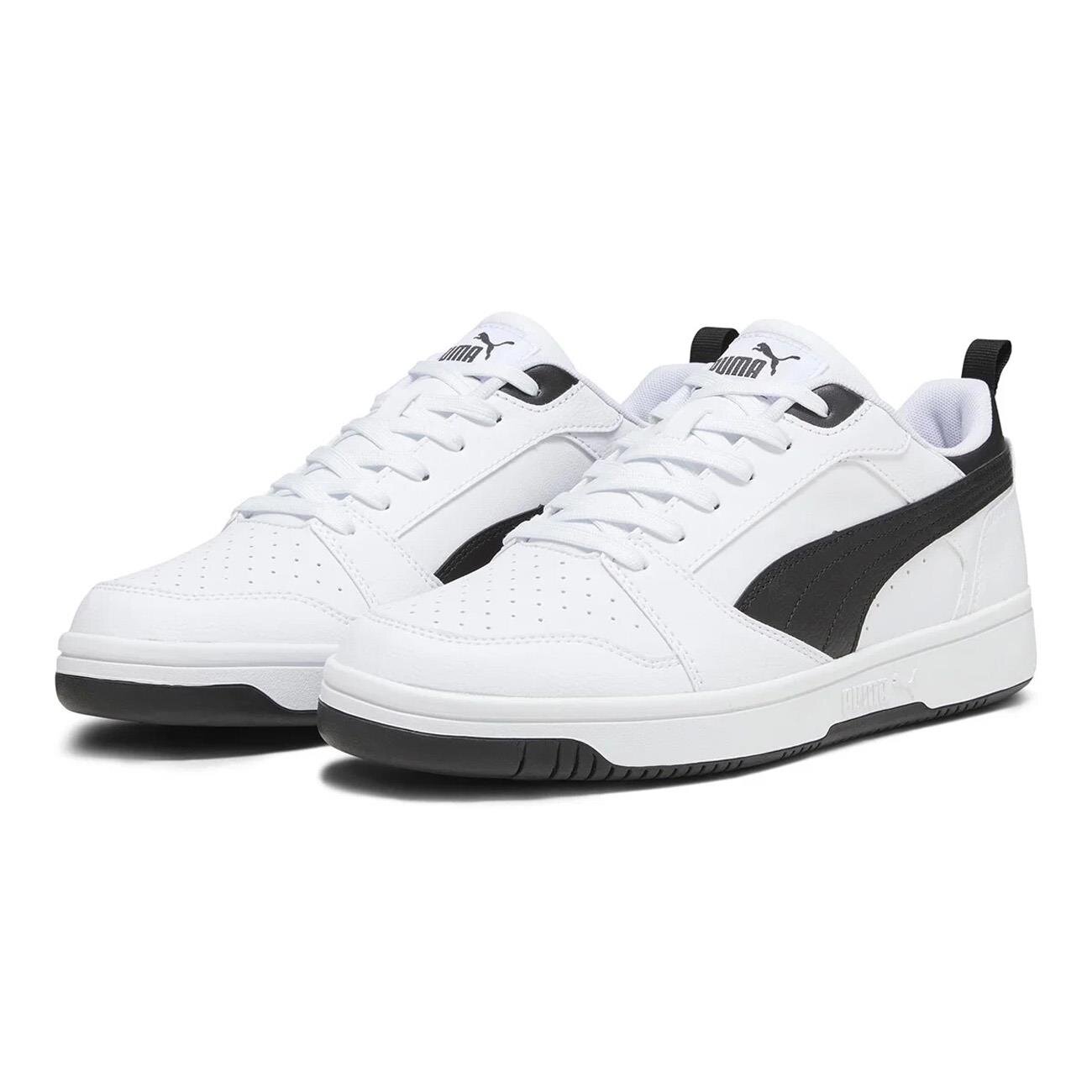 Puma 406388 Rebound V6 Low Tdp Spor Ayakkabı Beyaz-Siyah - 2