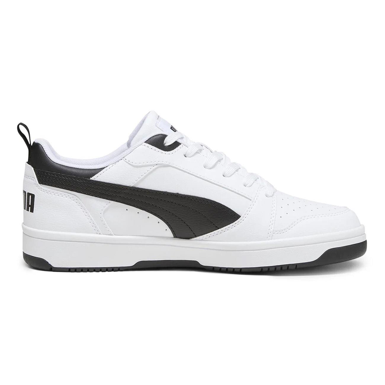 Puma 406388 Rebound V6 Low Tdp Spor Ayakkabı Beyaz-Siyah - 3