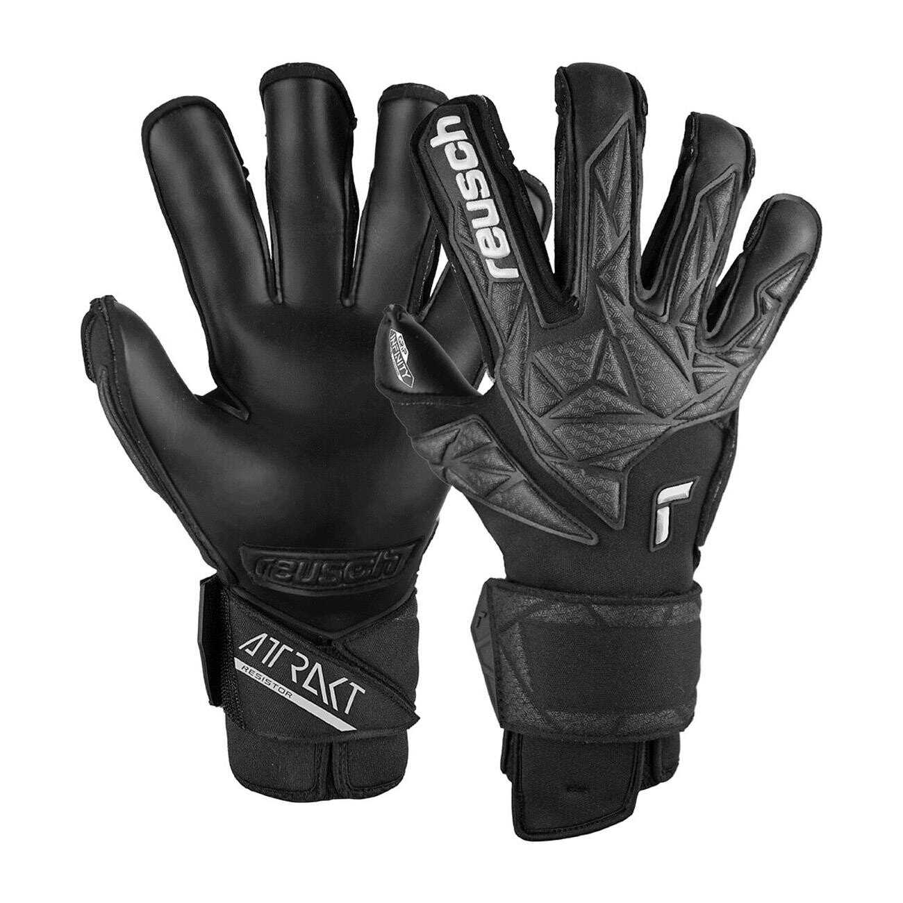 Reusch 5470745 Attrakt Infinity Kaleci Eldivenleri Siyah - 4
