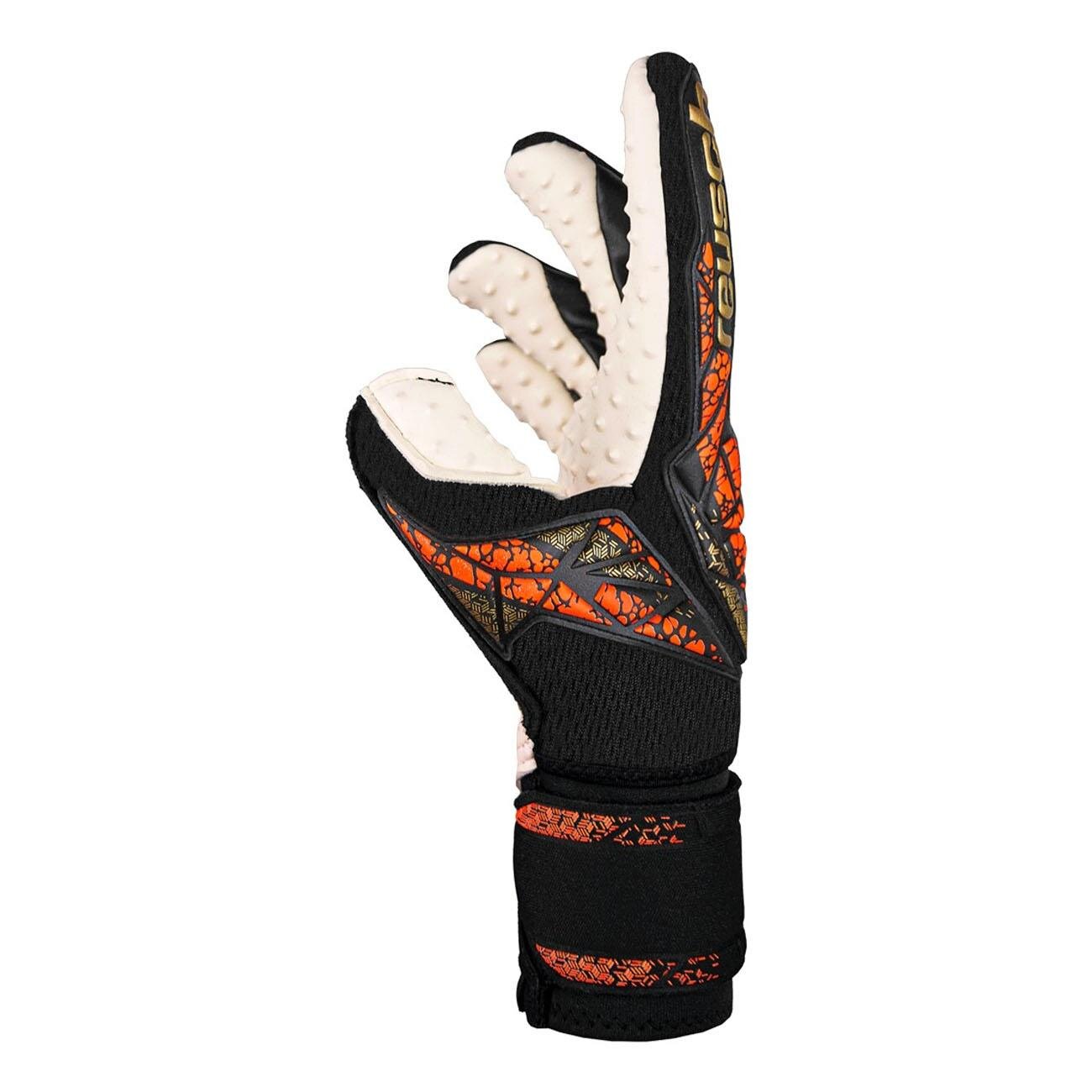 Reusch 5470978 Attrakt Kaleci Eldiveni Siyah-Gold - 2
