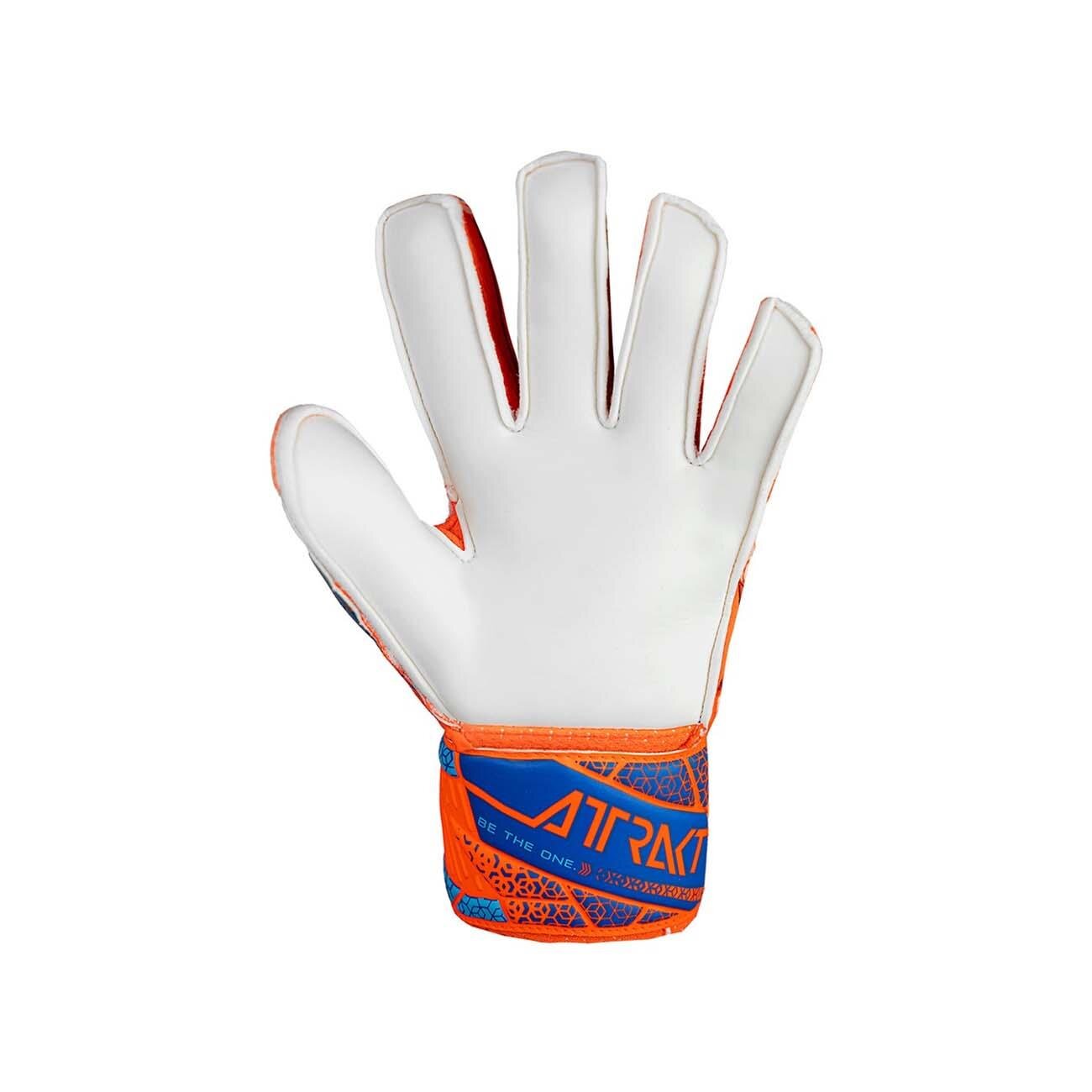 Reusch 5472510 Attrakt Solid Finger Support Jr. Kaleci Eldiveni Saks-Turuncu - 2