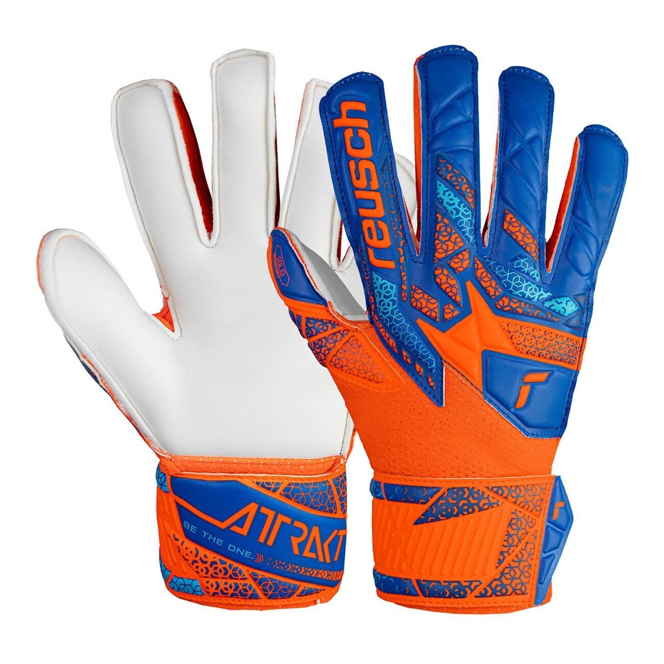 Reusch 5570515 Attrakt Solid Kaleci Eldiveni Saks-Turuncu - 3