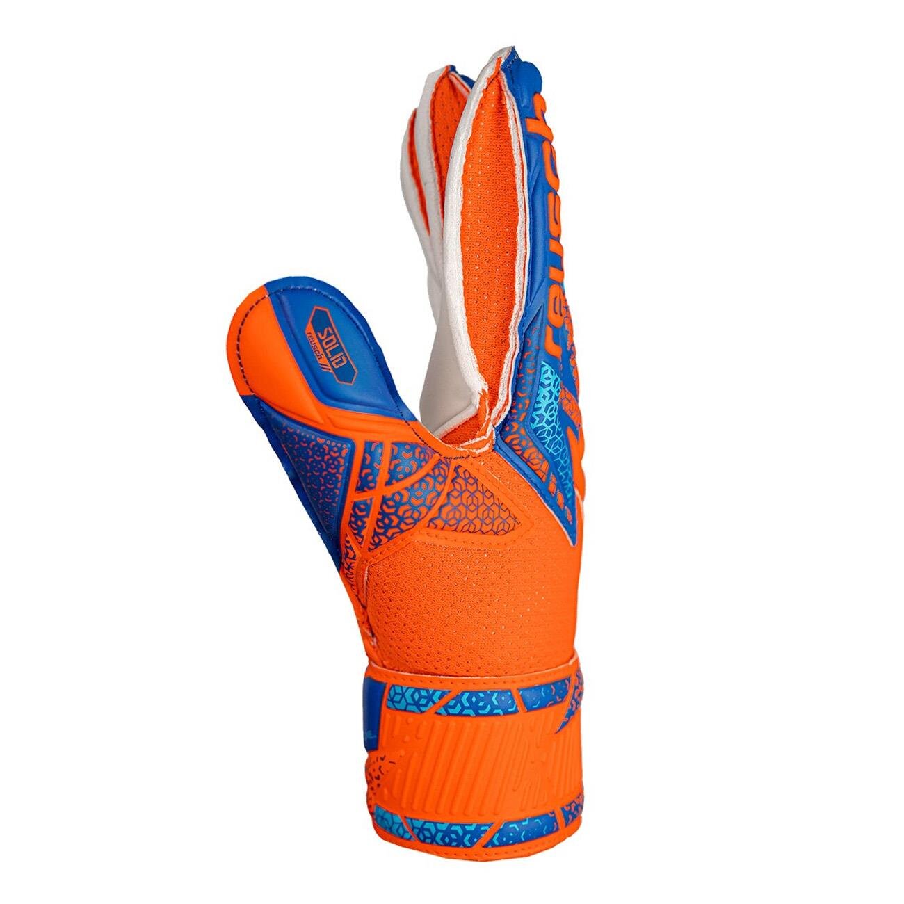 Reusch 5570515 Attrakt Solid Kaleci Eldiveni Saks-Turuncu - 4