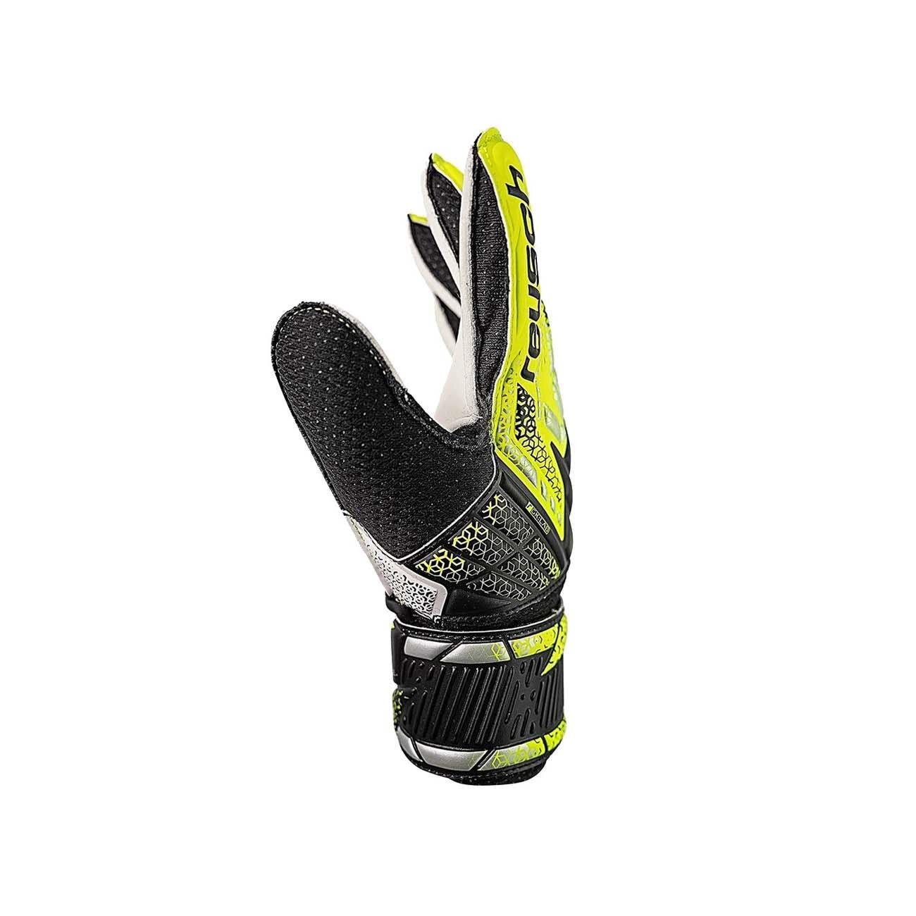 Reusch 5572515 Attrakt Solid Junior Kaleci Eldiveni Neon Sarı - 3