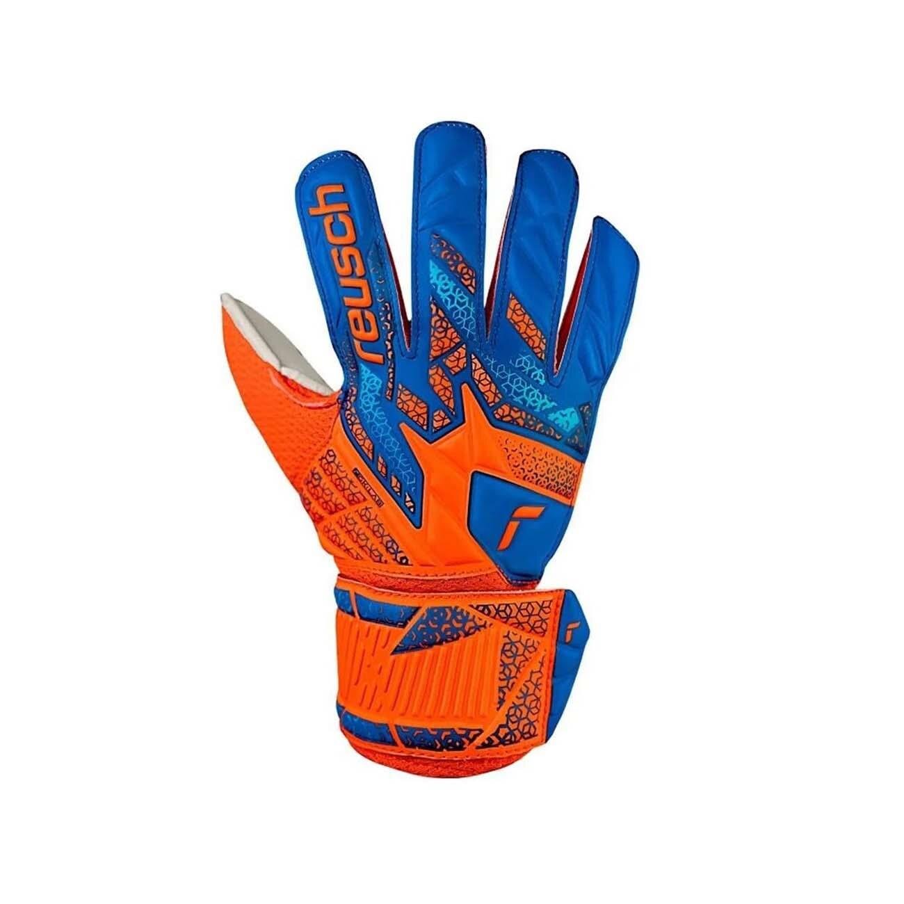 Reusch 5572515 Attrakt Solid Junior Kaleci Eldiveni Saks-Turuncu - 1