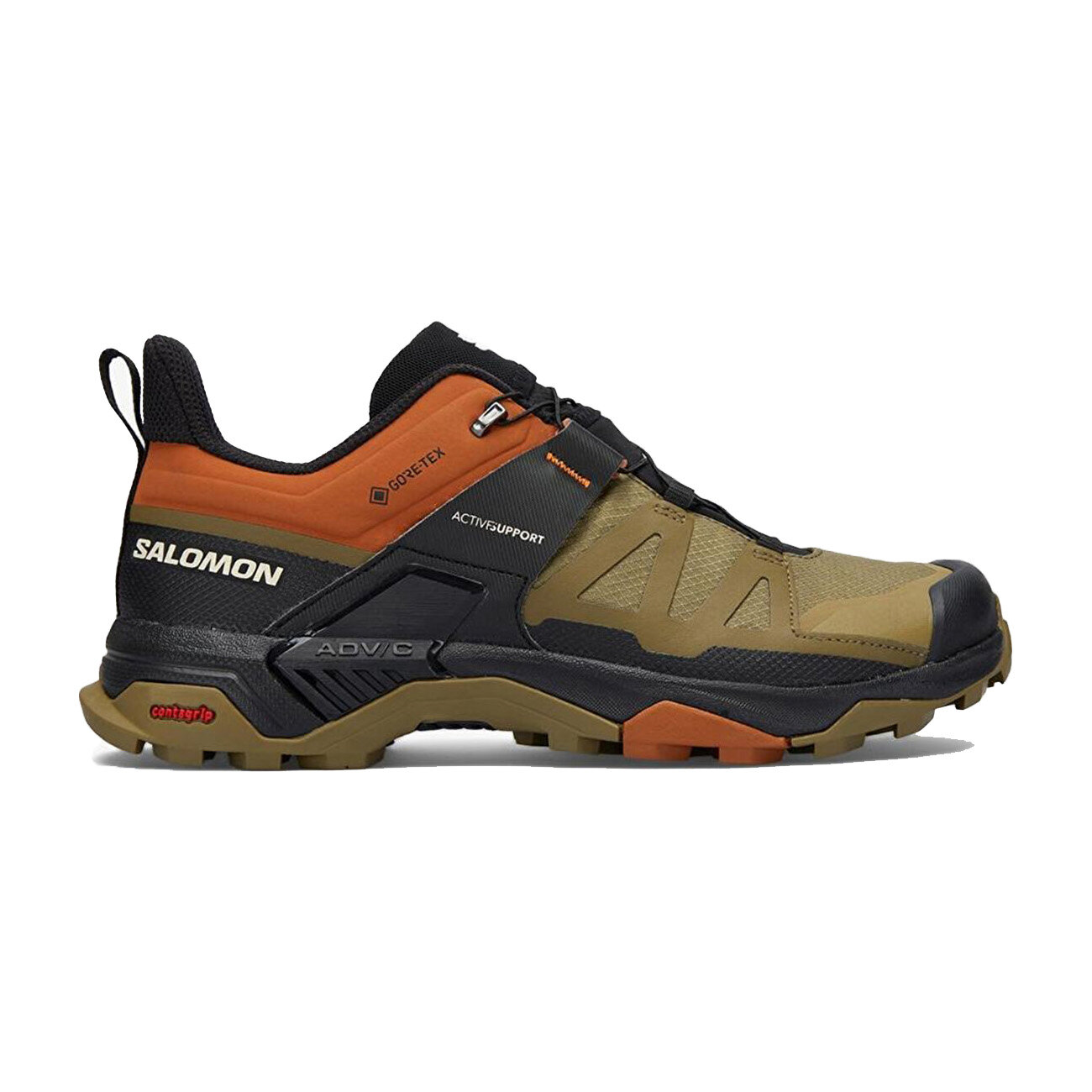Salomon L47685200 X Ultra 4 GTtx Outdoor Ayakkabı Yeşil-Kahve - 1