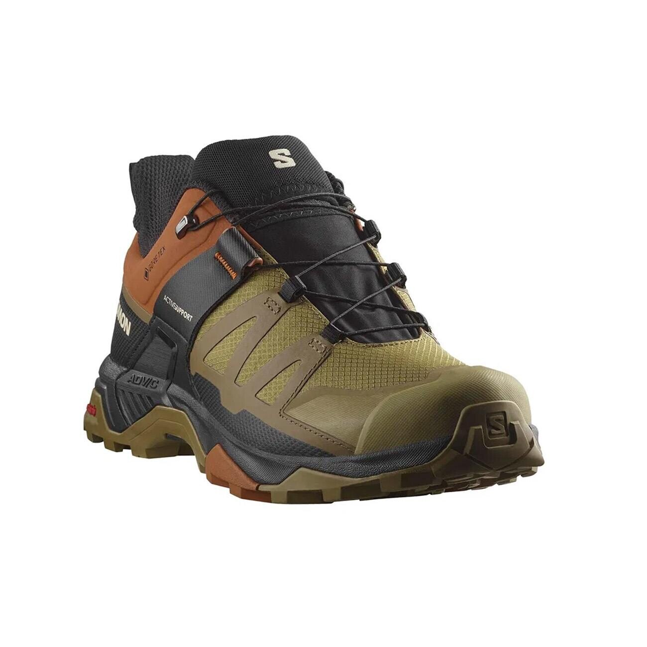 Salomon L47685200 X Ultra 4 GTtx Outdoor Ayakkabı Yeşil-Kahve - 2