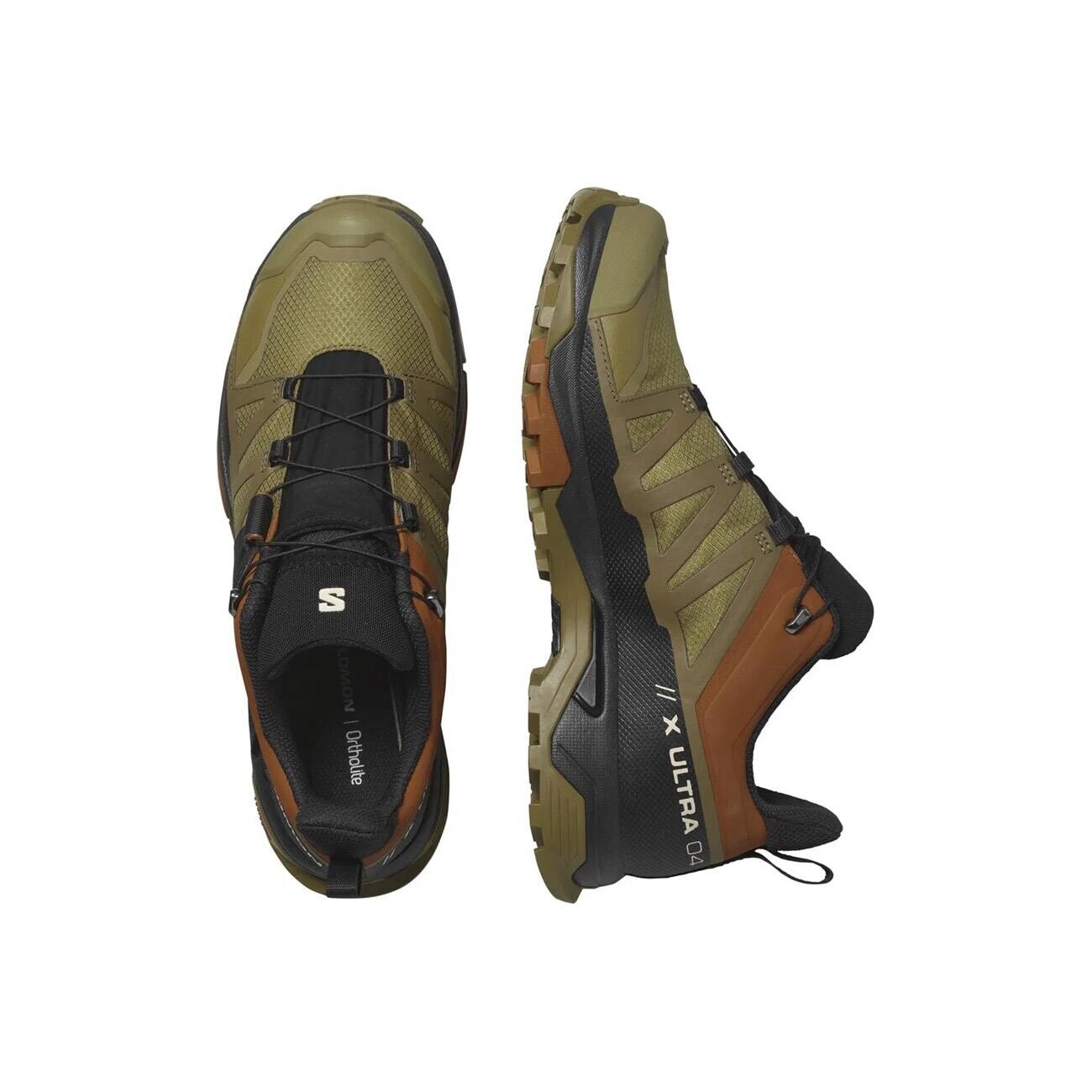 Salomon L47685200 X Ultra 4 GTtx Outdoor Ayakkabı Yeşil-Kahve - 5