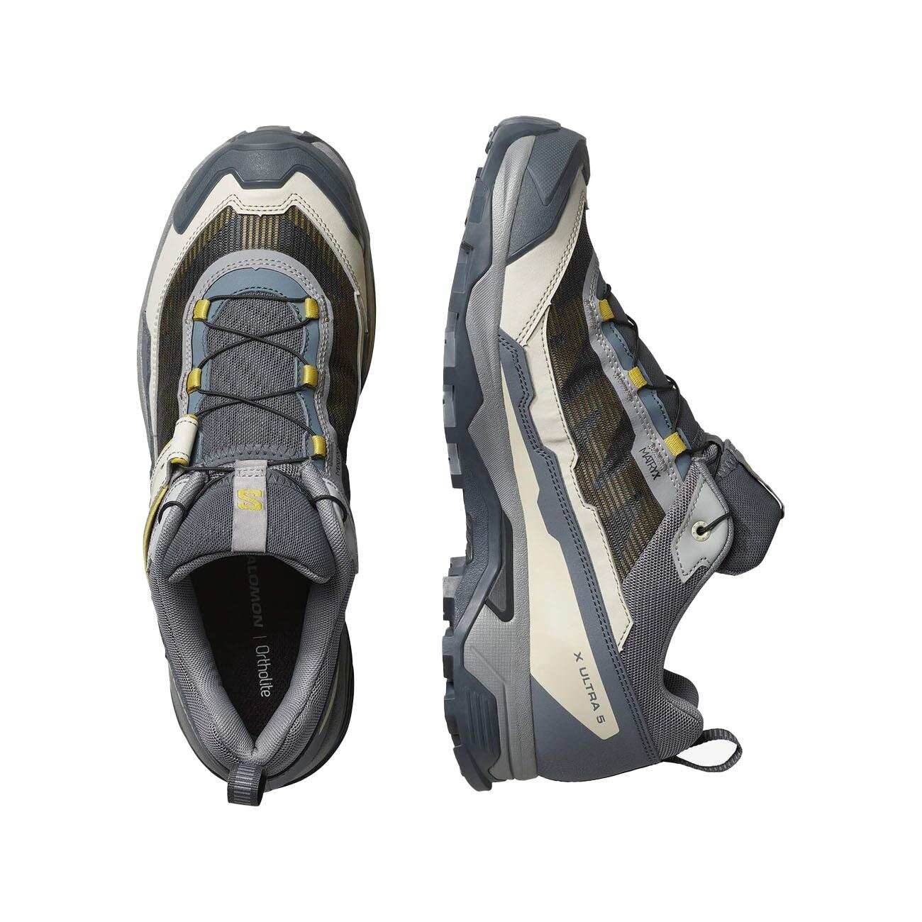 Salomon L47724700 X Ultra 5 Outdoor Ayakkabı Gri-Bej - 5