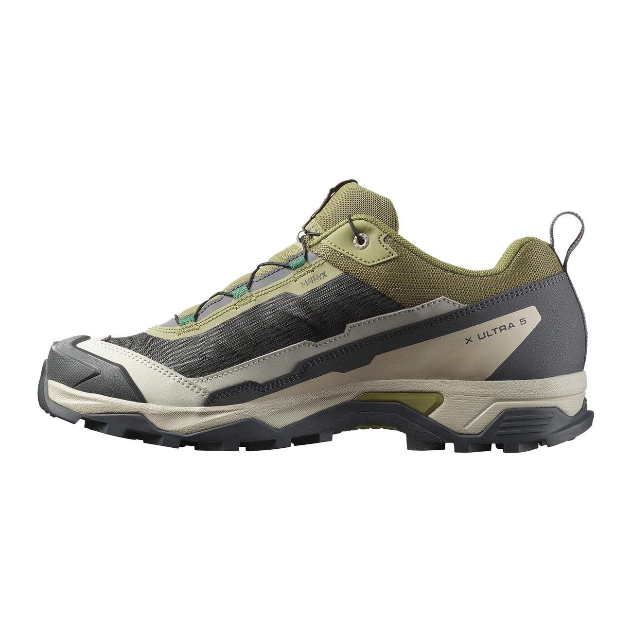 Salomon L47797900 X Ultra 5 Outdoor Ayakkabı Yeşil-Gri - 2