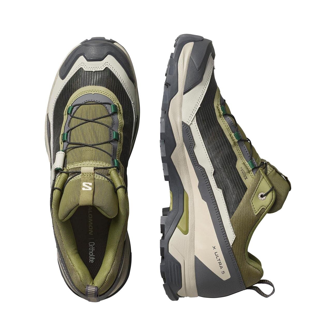 Salomon L47797900 X Ultra 5 Outdoor Ayakkabı Yeşil-Gri - 5