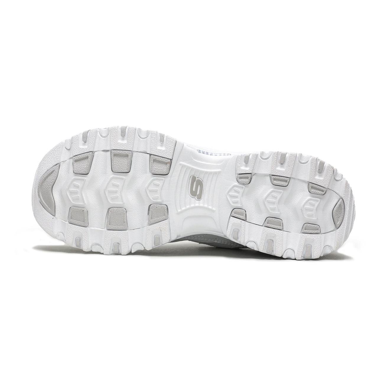 Skechers 11931 D'Lites Fresh Start Spor Ayakkabı Beyaz-Gümüş - 4