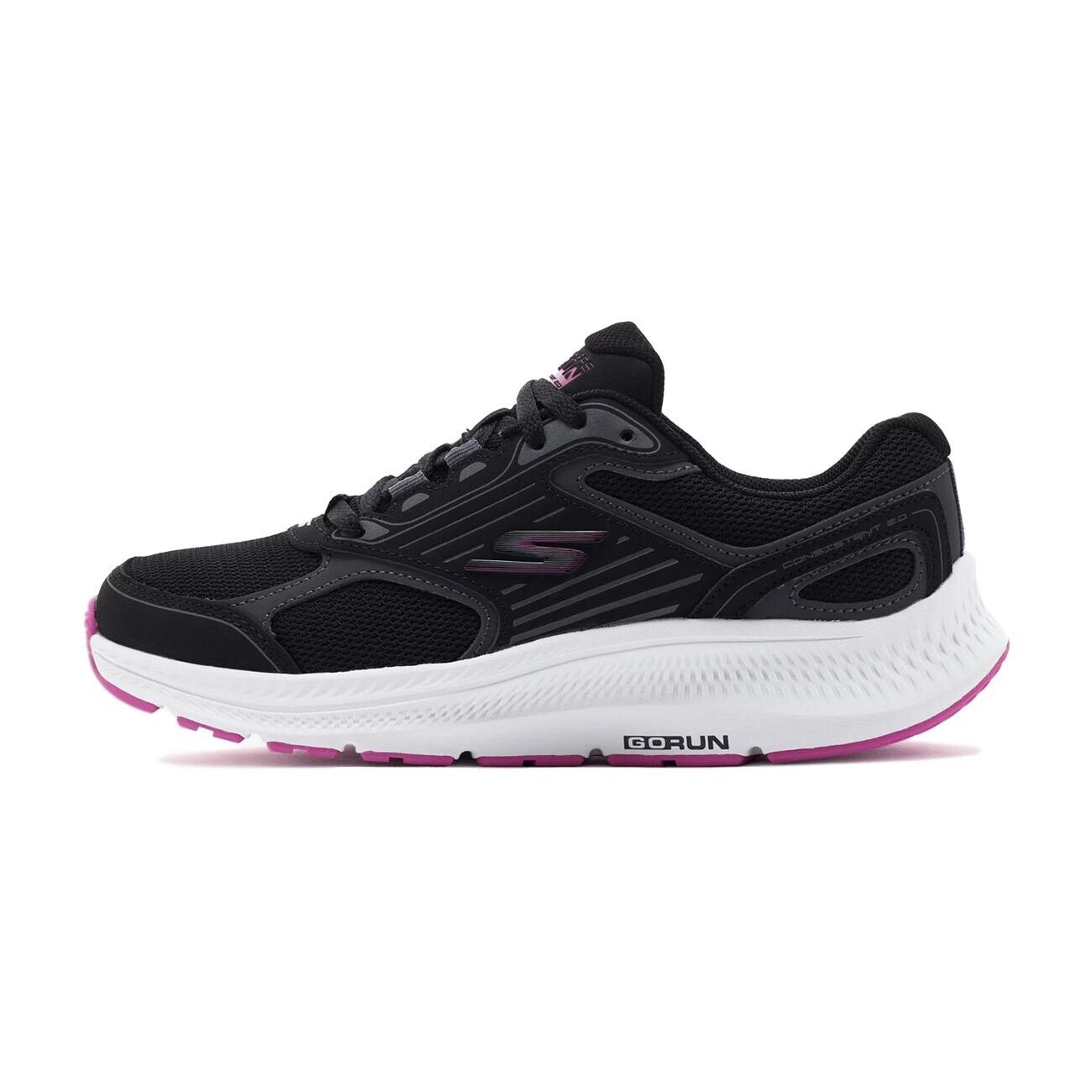 Skechers 128606 Go Run Consistent 2.0 Spor Ayakkabı Siyah-Fuşya - 1