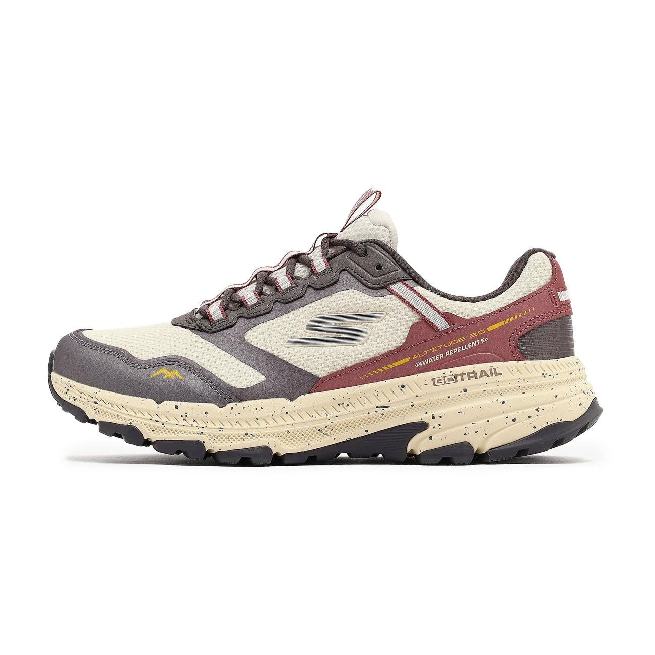 Skechers 129525 Go Run Trail Altitude 2.0 Ravine Spor Ayakkabı Bej-Kahverengi - 1