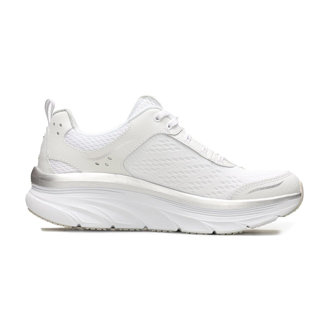 Skechers 149023 D'Lux Walker-İnfinite Motion Spor Ayakkabı Beyaz-Gümüş - 3