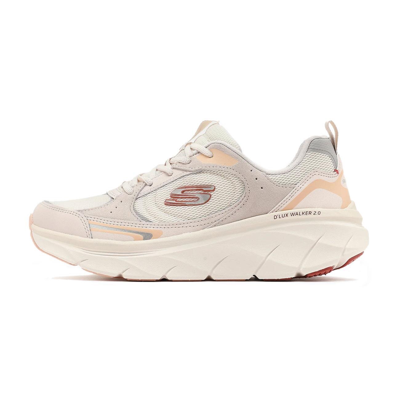 Skechers 150008 D'LUX Walker 2.0 Spor Ayakkabı Bej-Kahverengi - 1