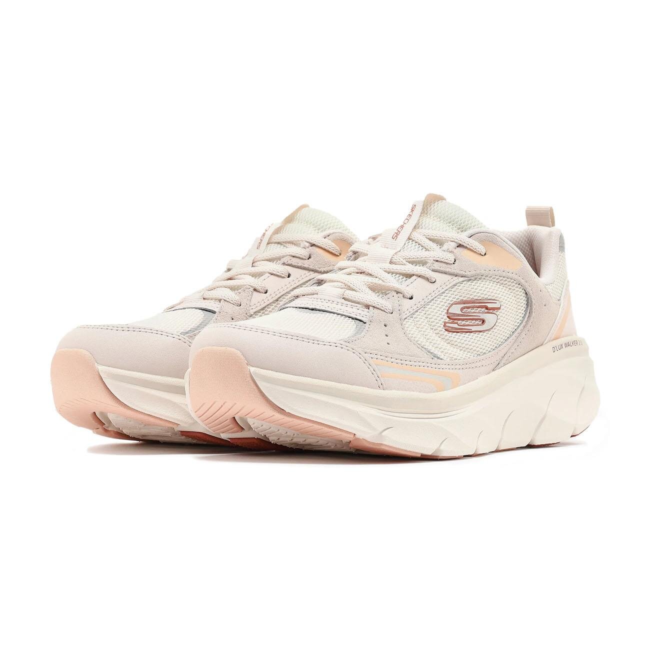 Skechers 150008 D'LUX Walker 2.0 Spor Ayakkabı Bej-Kahverengi - 3