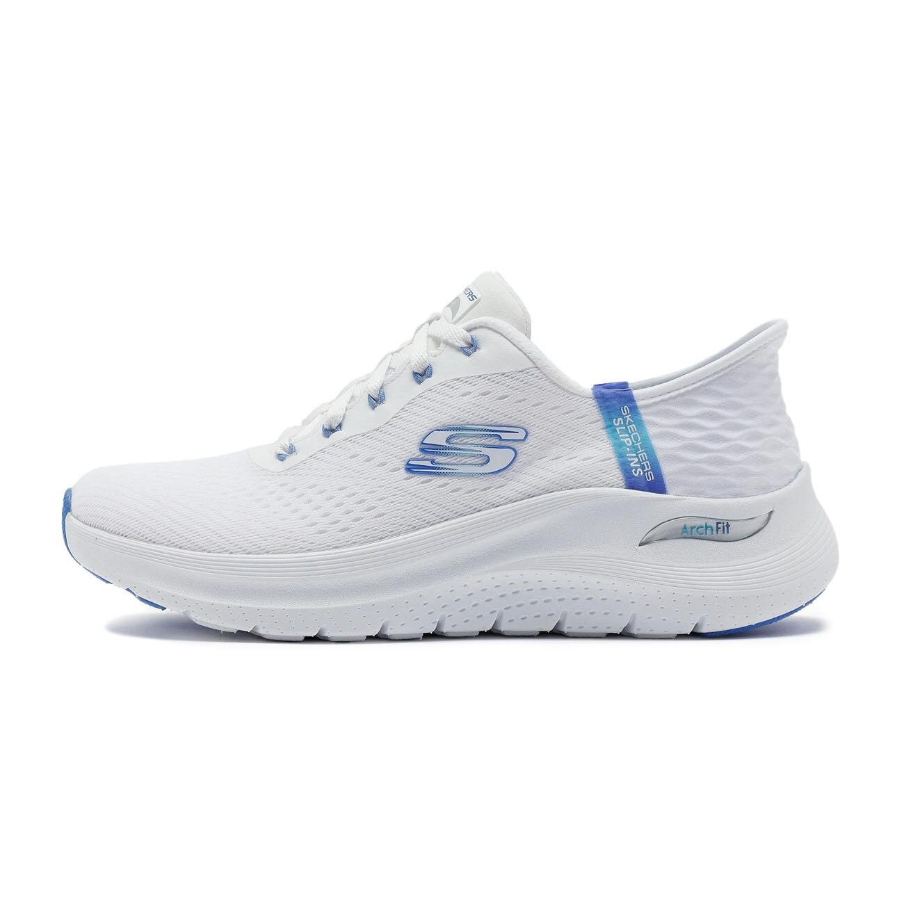 Skechers 150066Tk Arch Fit 2.0 - Easy Chic Spor Ayakkabı Beyaz-Mavi - 1