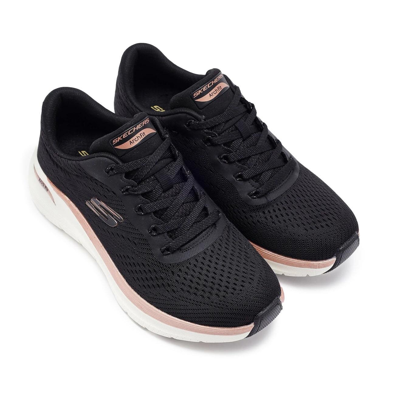 Skechers 150067Tk Arch Fit 2.0 - Glow The Distance Spor Ayakkabı Siyah - 3