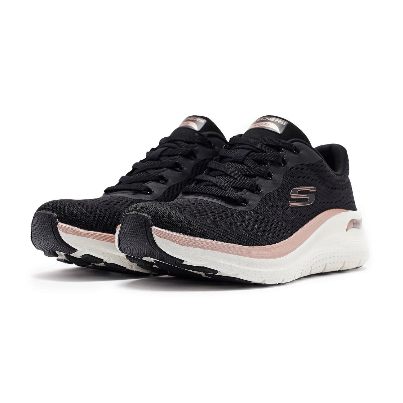 Skechers 150067Tk Arch Fit 2.0 - Glow The Distance Spor Ayakkabı Siyah - 4