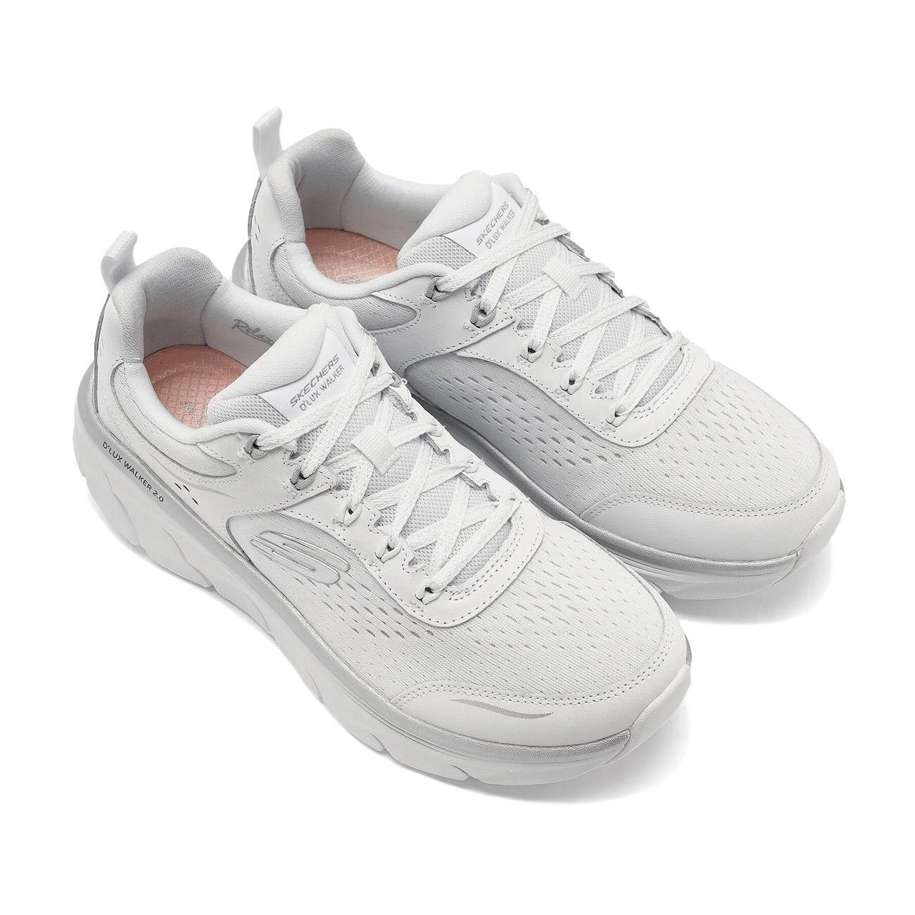 Skechers 150103 D'lüx Walker 2.0 Beyaz Spor Ayakkabı - 4