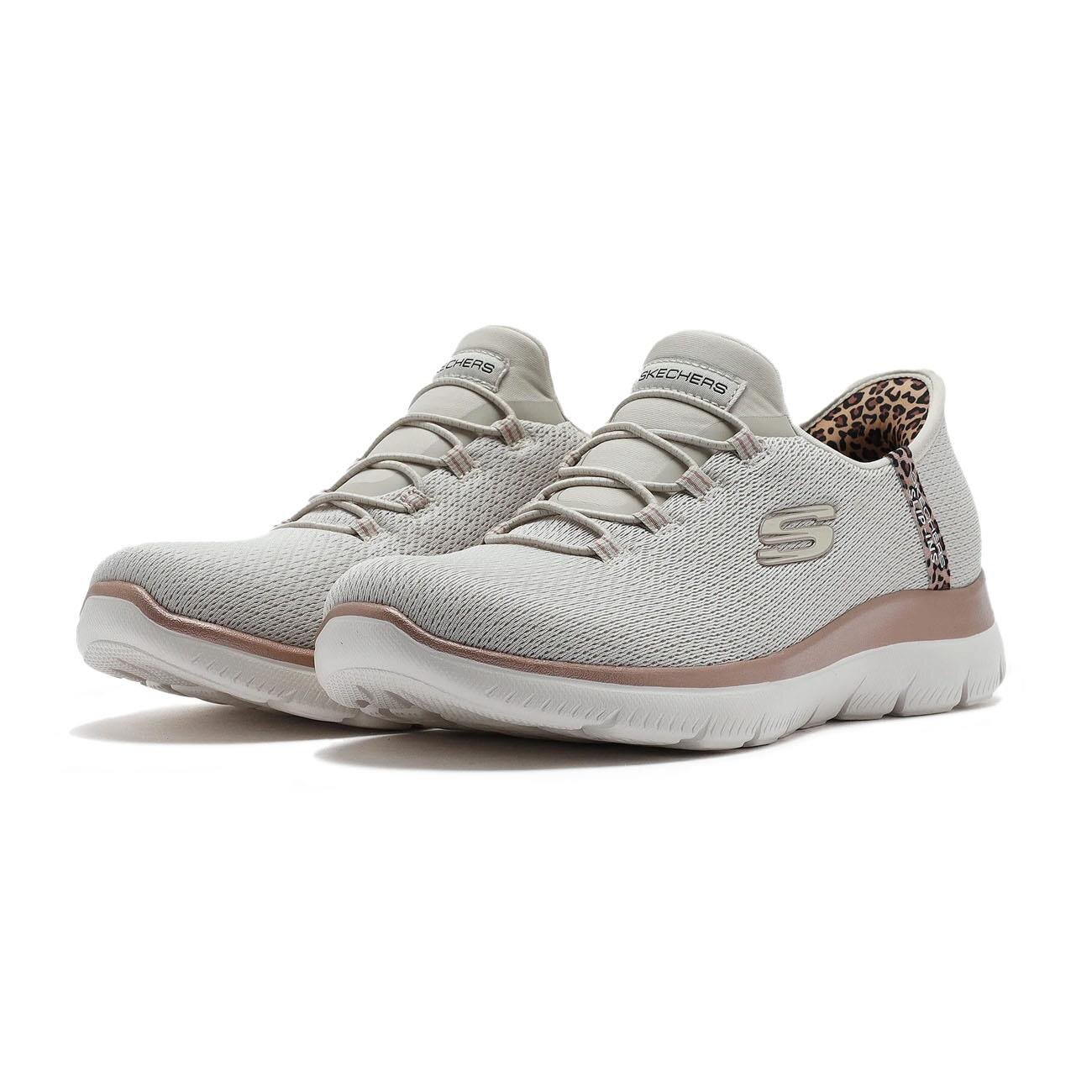 Skechers 150275tk Summits Leopard Chic Spor Ayakkabı Bej - 3