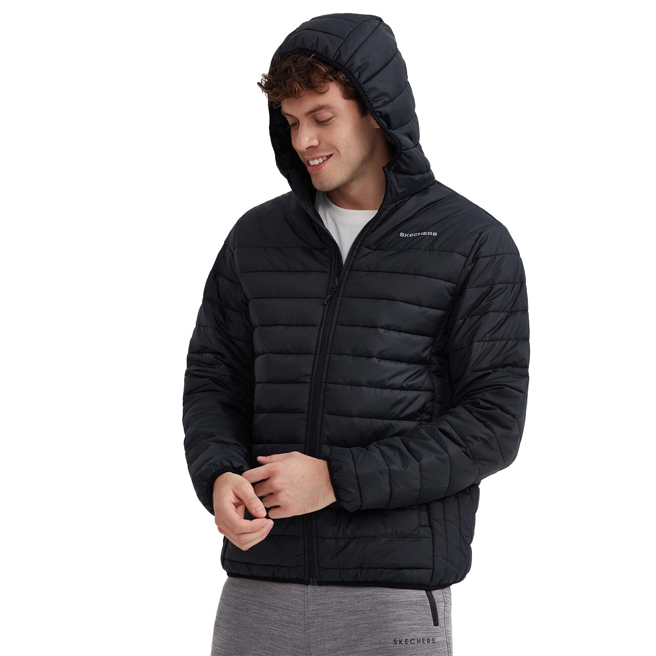 Skechers 202063-001 Outerwear M Padded Lightweight Ceket - 2