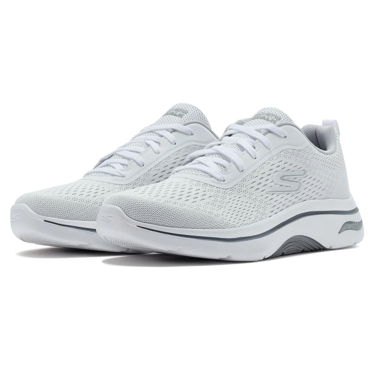 Skechers 216516 Go Walk Arch Fit 2.0-İdyllic 2 Spor Ayakkabı Beyaz-Gri - 3