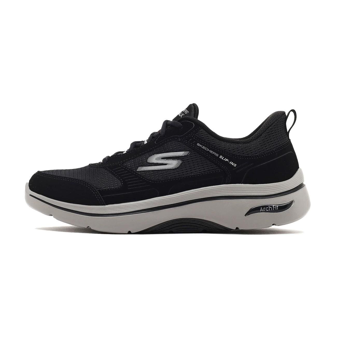 Skechers 216650 Go Walk Arch Fit 2.0 Seared Spor Ayakkabı Siyah-Gri - 1