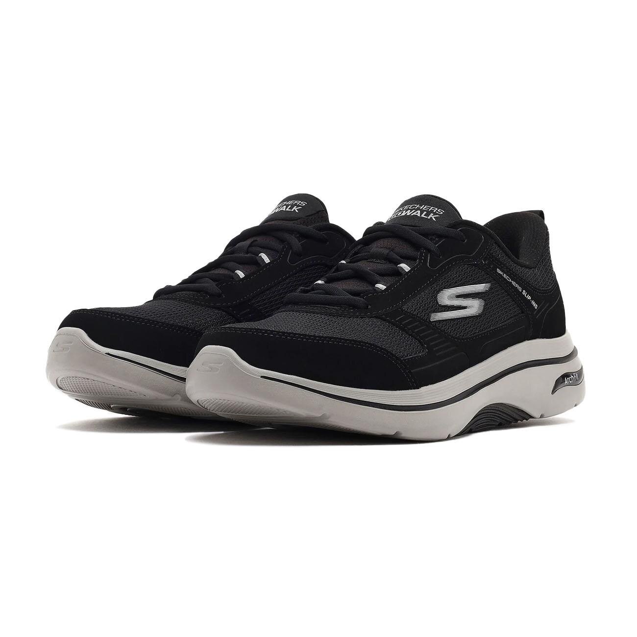 Skechers 216650 Go Walk Arch Fit 2.0 Seared Spor Ayakkabı Siyah-Gri - 3
