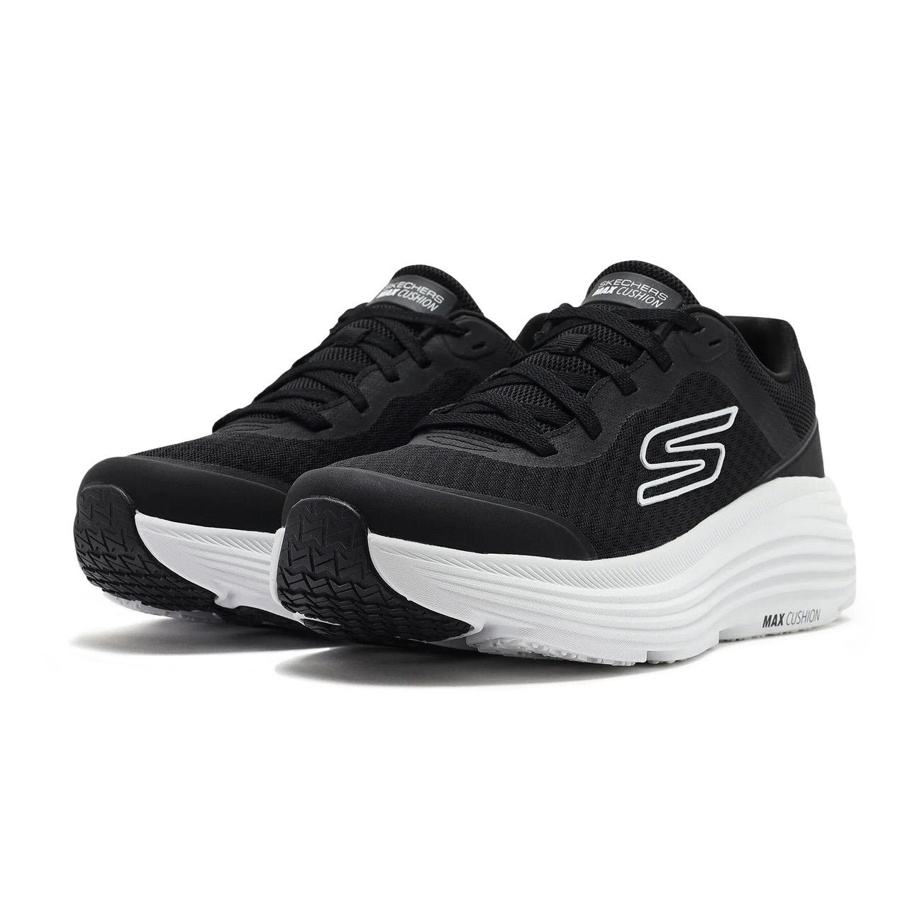Skechers 220613 Max Cushioning Endeavour Spor Ayakkabı Siyah-Beyaz - 3